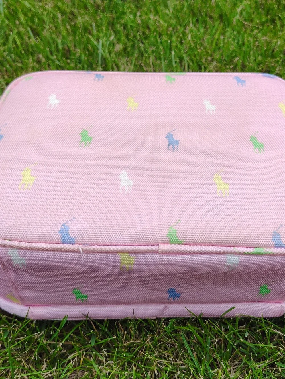 Polo Ralph Lauren Kids Girls Women Insulated Lunch Bag Pink Multi Pony